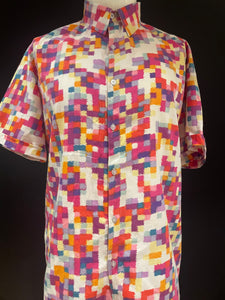 Colourful abstract squares - 2XL